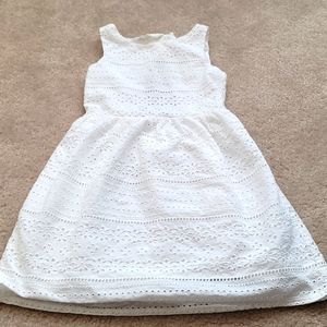 H&M Girl's White Dress Size 7